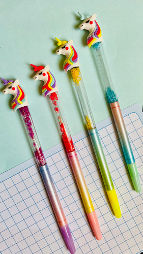 روانویس پولکی طرح یونیکورن