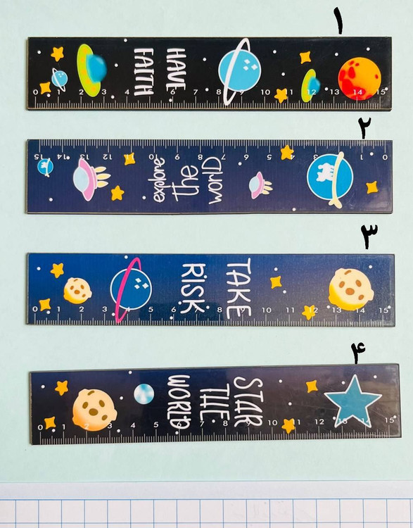 خطکش چوبی ۲۰ سانتیمتری