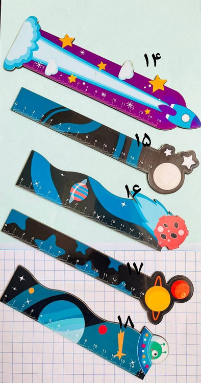 جزئیات خطکش چوبی