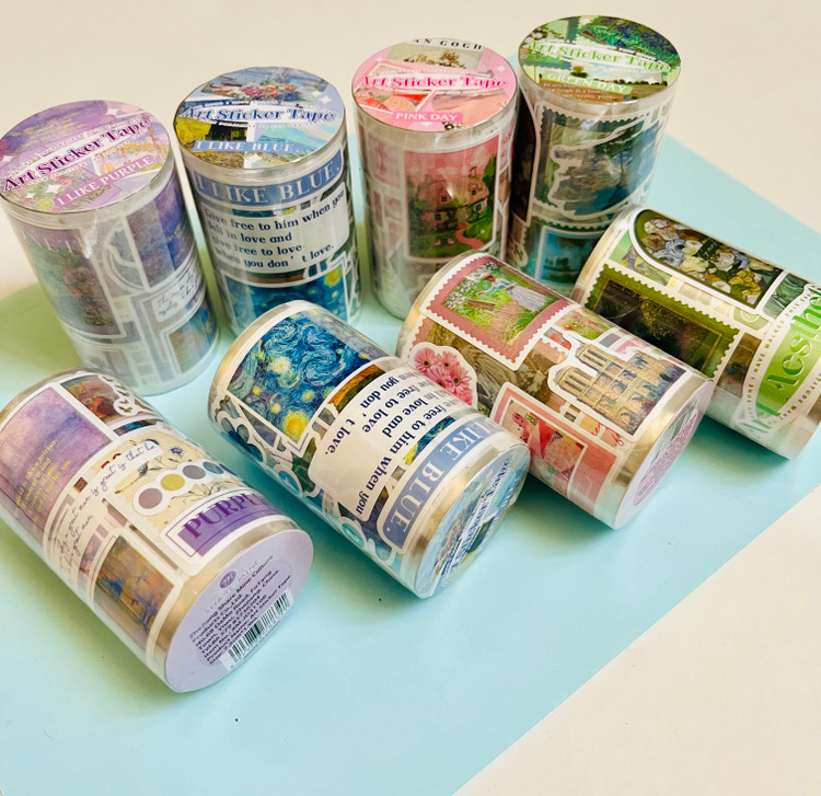 استیکر رولی هنری طرحدار