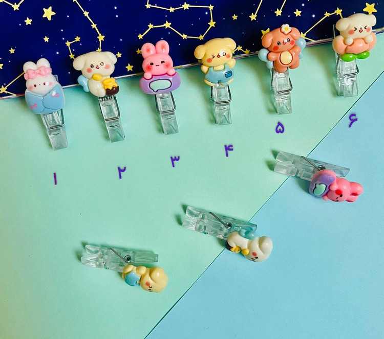 گیره کاغذ عروسکی بامزه