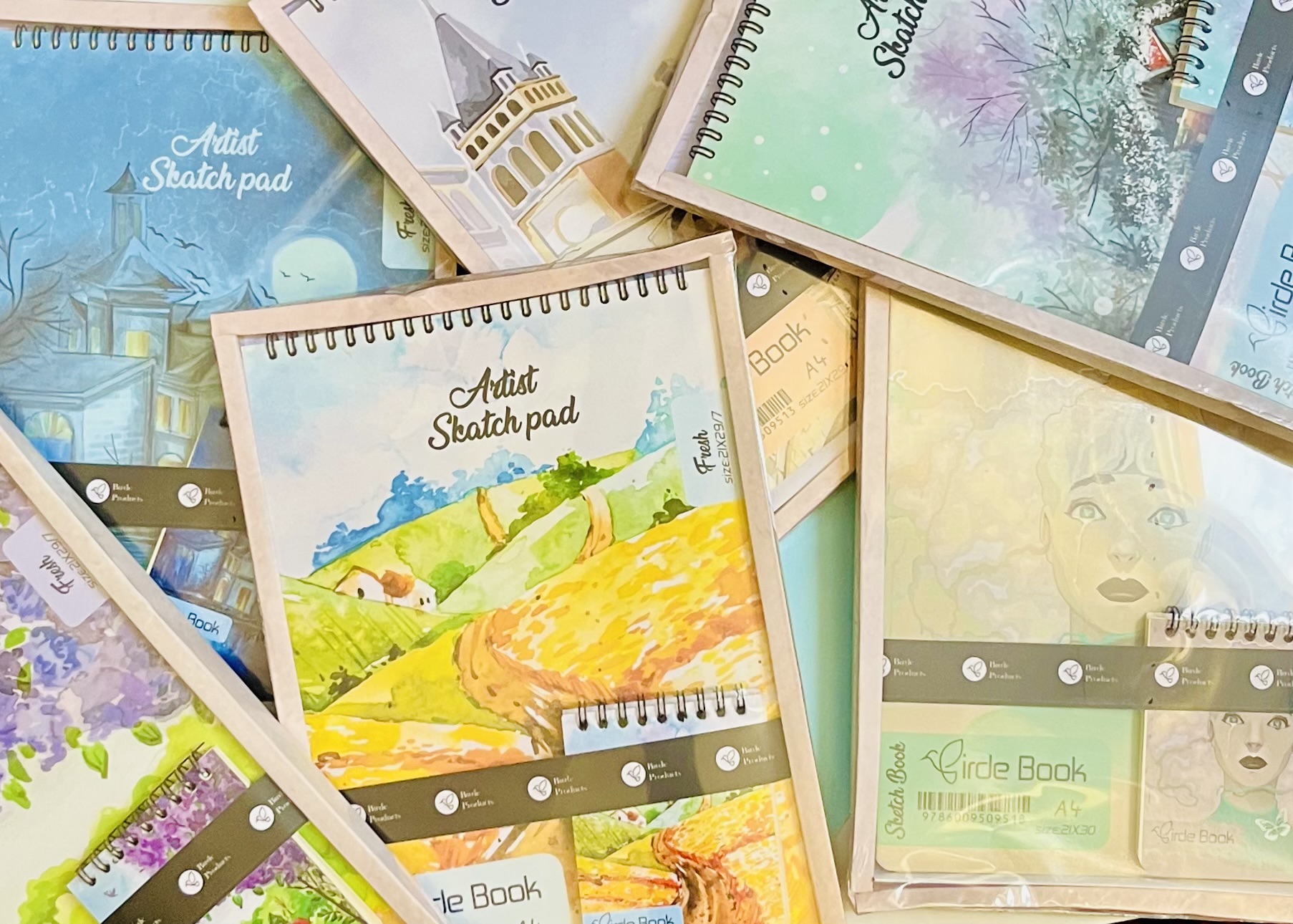 ست دفتر و دفترچه طراحی