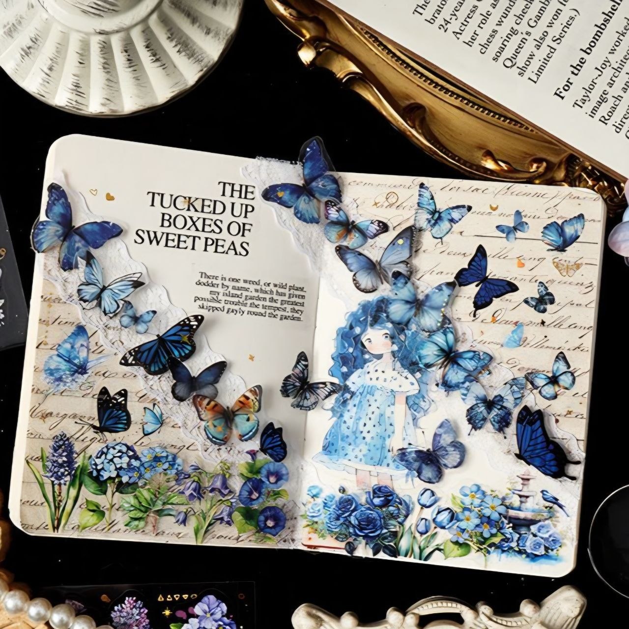 استیکر گل و پروانه🦋